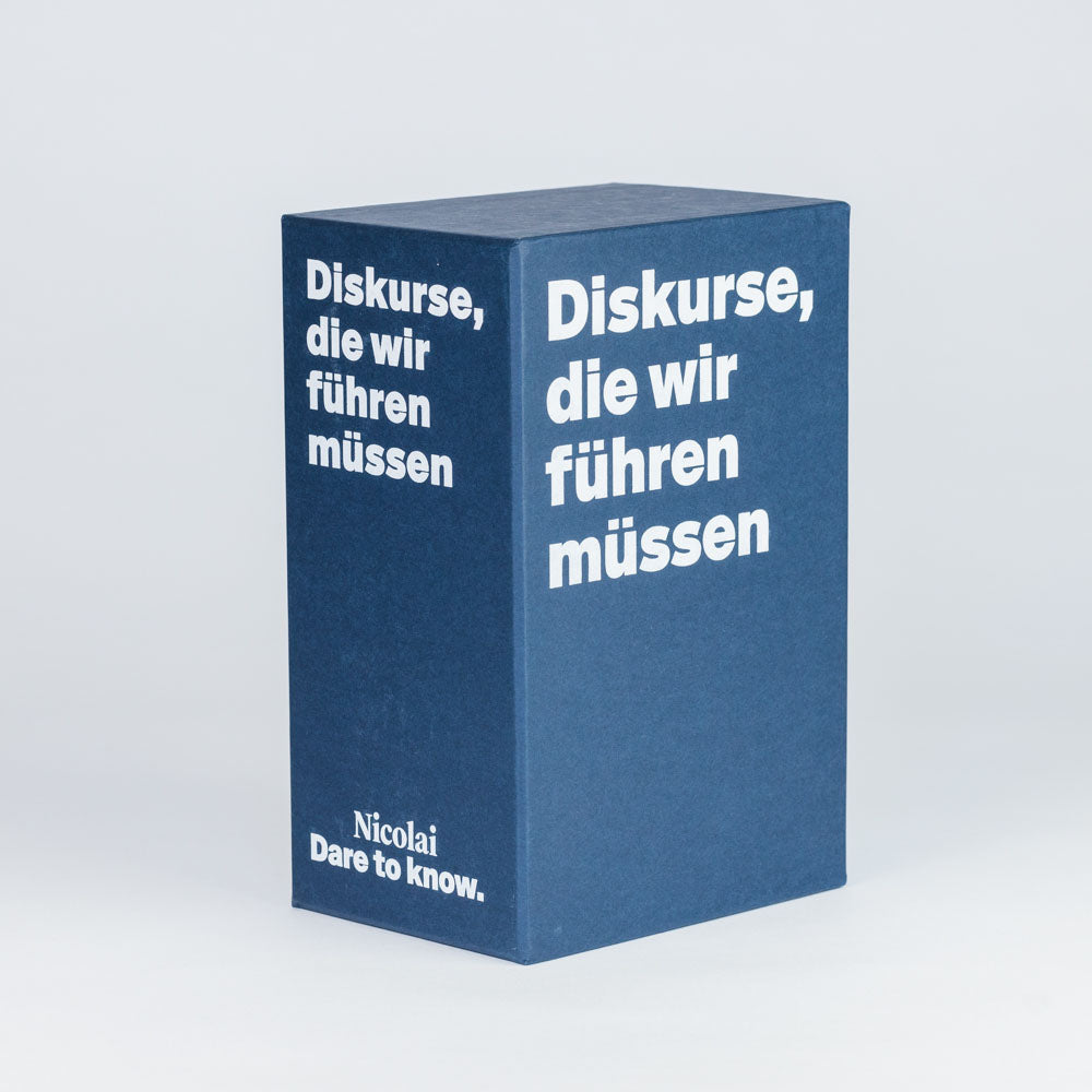 Diskurse, die wir führen müssen